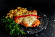 Chicken escalope Napolitana