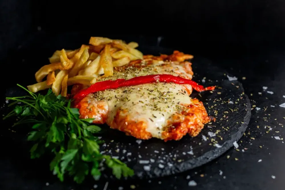 Chicken escalope Napolitana